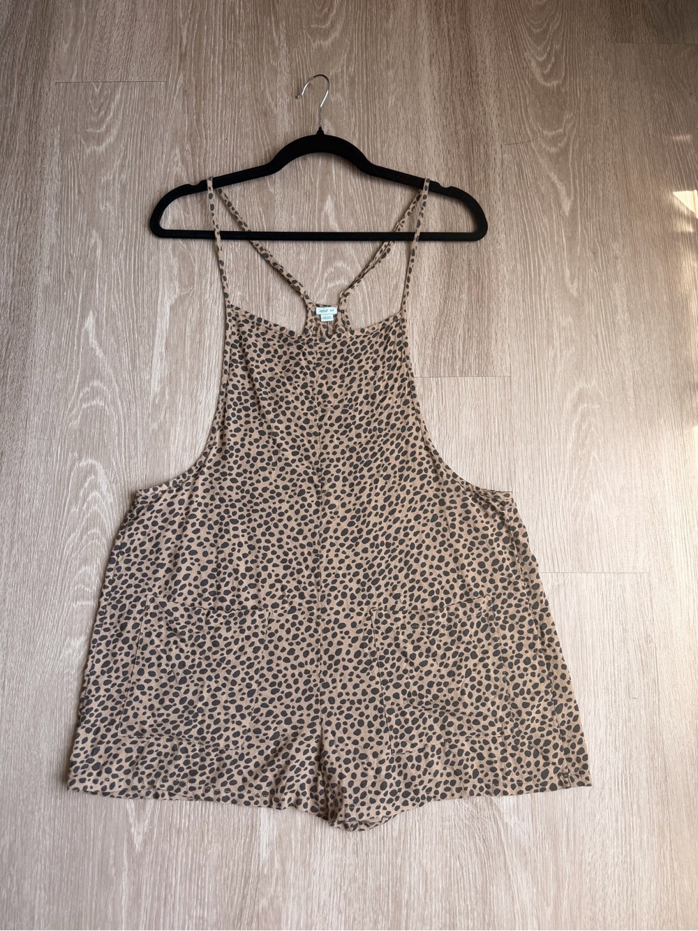 Aerie Leopard-Print Lightweight Sleeveless Romper